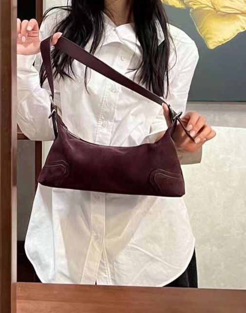 X直郵韓國代購女裝新款人氣熱賣職業推薦24秋冬單肩斜跨包BAKHA-Q單肩/斜跨包