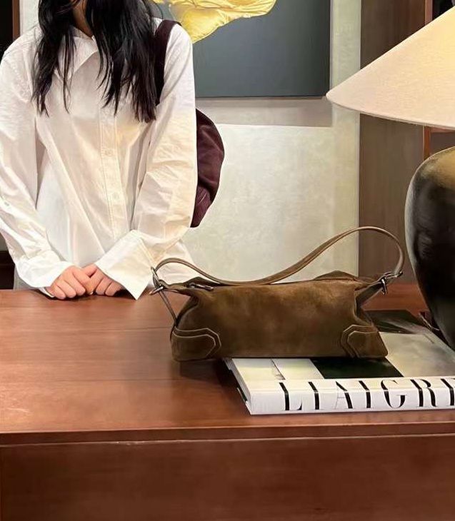 X直郵韓國代購女裝新款人氣熱賣職業推薦24秋冬單肩斜跨包BAKHA-Q單肩/斜跨包