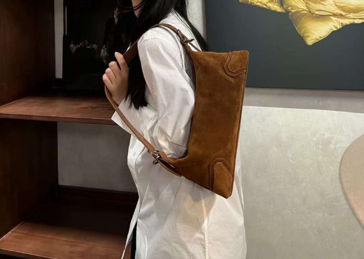X直郵韓國代購女裝新款人氣熱賣職業推薦24秋冬單肩斜跨包BAKHA-Q單肩/斜跨包