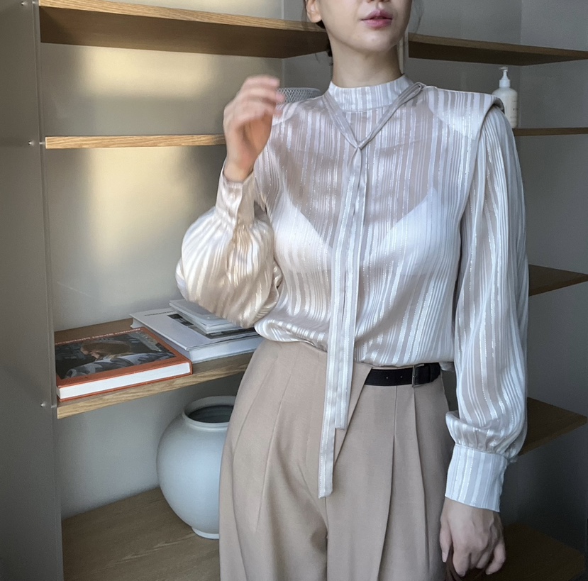 VERNI韓國直郵東大門代購女裝新品推薦時尚人氣職業襯衫蕾絲衫VERNI襯衫/蕾絲衫