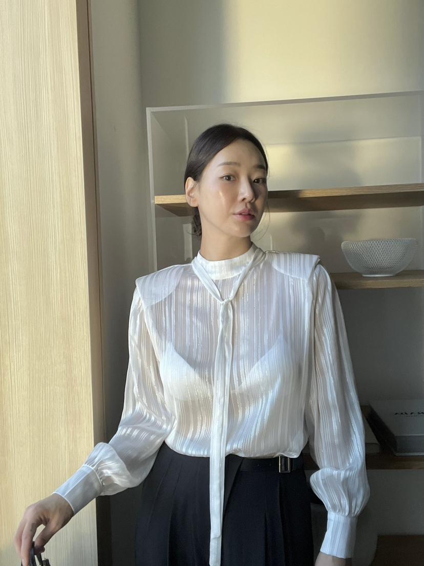 VERNI韓國直郵東大門代購女裝新品推薦時尚人氣職業襯衫蕾絲衫VERNI襯衫/蕾絲衫