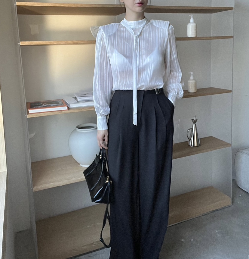 VERNI韓國直郵東大門代購女裝新品推薦時尚人氣職業襯衫蕾絲衫VERNI襯衫/蕾絲衫