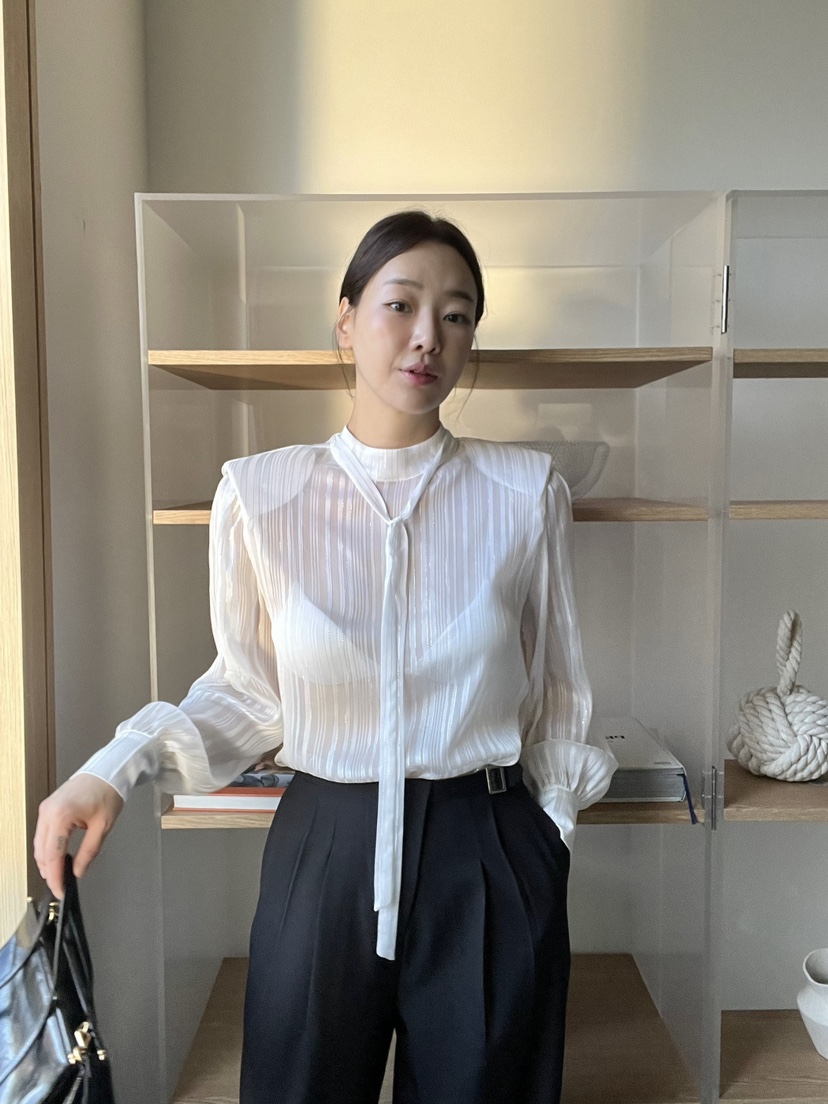 VERNI韓國直郵東大門代購女裝新品推薦時尚人氣職業襯衫蕾絲衫VERNI襯衫/蕾絲衫