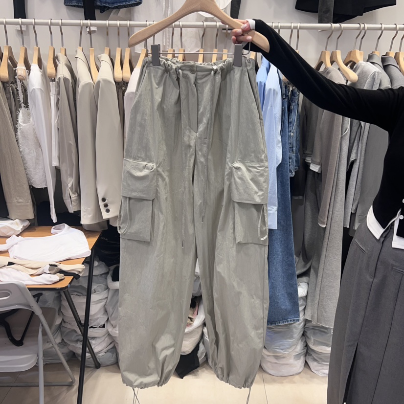 Republlc of/qc直郵韓國代購女裝新品推薦職業休閑褲工裝褲Republlc of qc休閑褲
