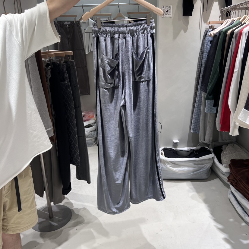 TOO HOT直郵韓國代購女裝新款人氣推薦職業休閑休閑褲天鵝絨TOO HOT休閑褲