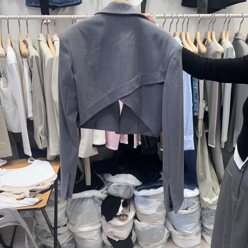 Republlc of/qc韓國直郵東大門實拍女裝新款熱賣人氣夾克Republlc of qc夾克