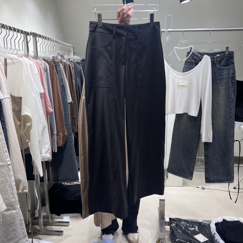 OWNS直郵韓國代購女裝新品真品職業24秋冬休閑時尚休閑褲OWNS休閑褲圖色2