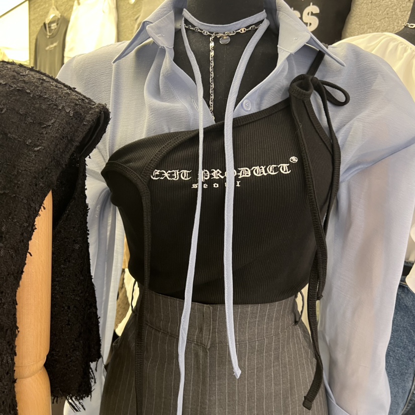 EXIT韓國直郵東大門代購女裝新品職業人氣時尚真品吊帶背心EXIT吊帶/背心圖色2