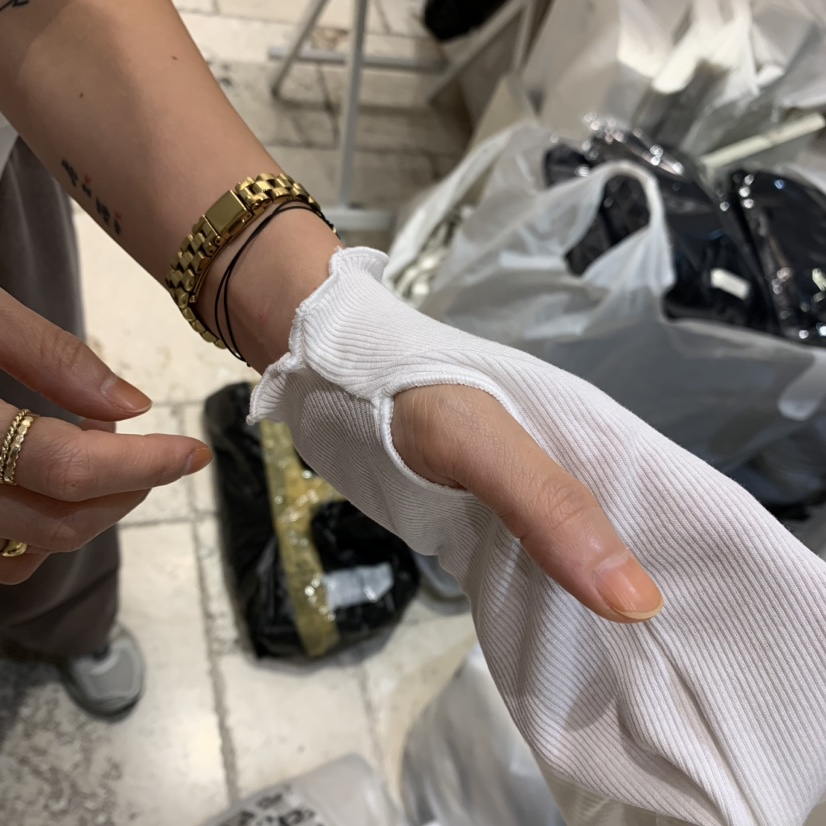 MAJDAN韓國直郵東大門實拍女裝新品24秋冬熱賣職業長袖T恤MAJDAN長袖T恤