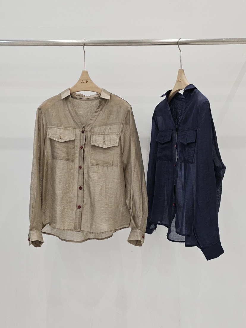 A.b/AUTUMN BEIGE韓國直郵東大門實拍女裝新品24秋冬襯衫蕾絲衫A.b/AUTUMN BEIGE襯衫/蕾絲衫圖色2左二色