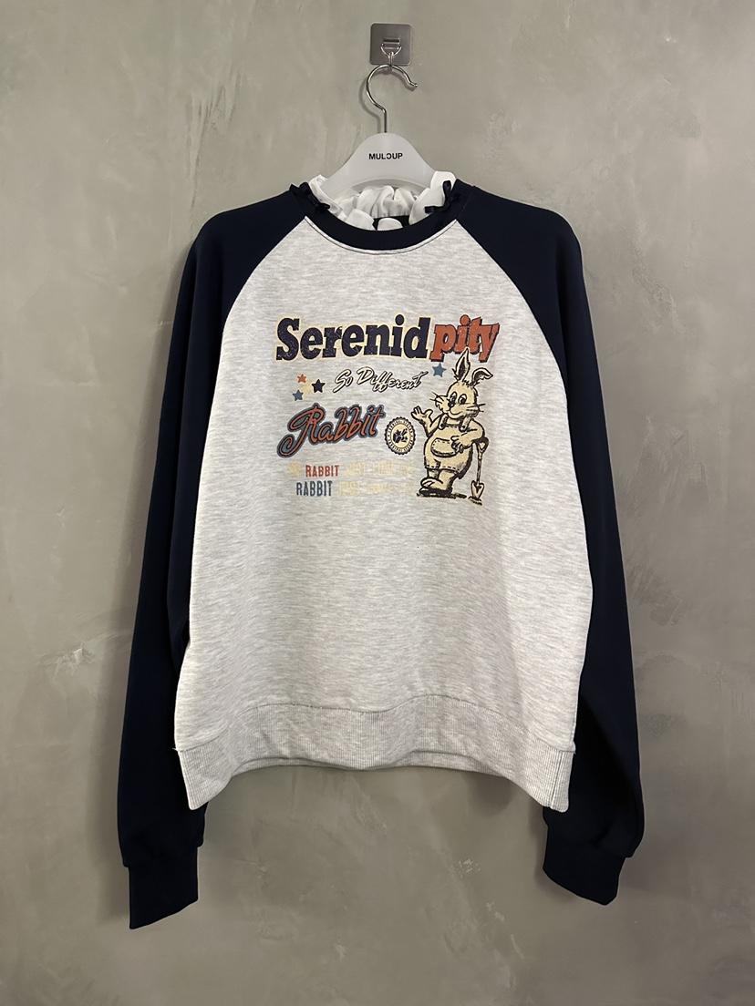 MULCUP韓國直郵女裝新品24秋冬職業休閑推薦時尚真品衛衣MULCUP衛衣