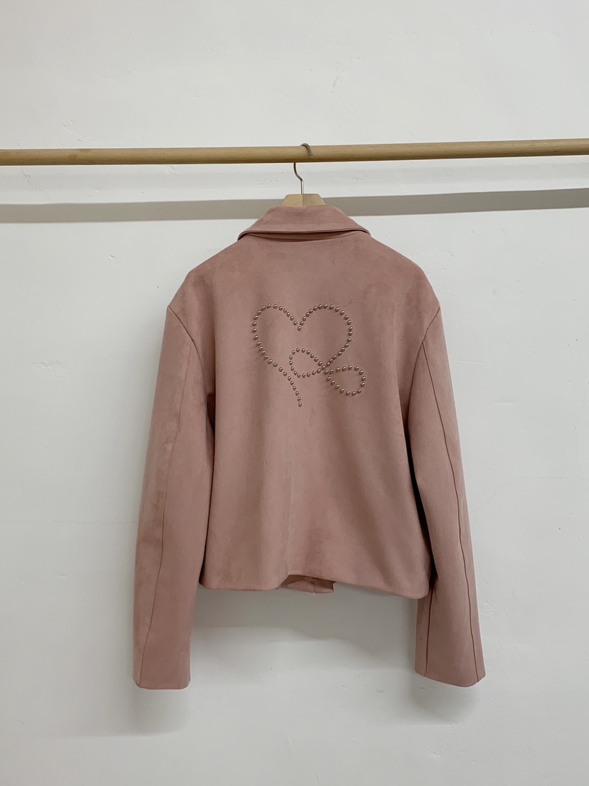 MORE THAN韓國直郵女裝新款人氣真品熱賣休閑24秋冬夾克絨面革MORE THAN夾克