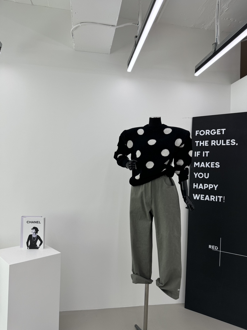 RED-a韓國直郵東大門實拍女裝新品真品24秋冬人氣針織衫RED-A針織衫