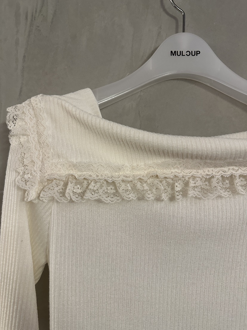 MULCUP韓國直郵東大門實拍女裝新款推薦時尚休閑24秋冬長袖T恤MULCUP長袖T恤