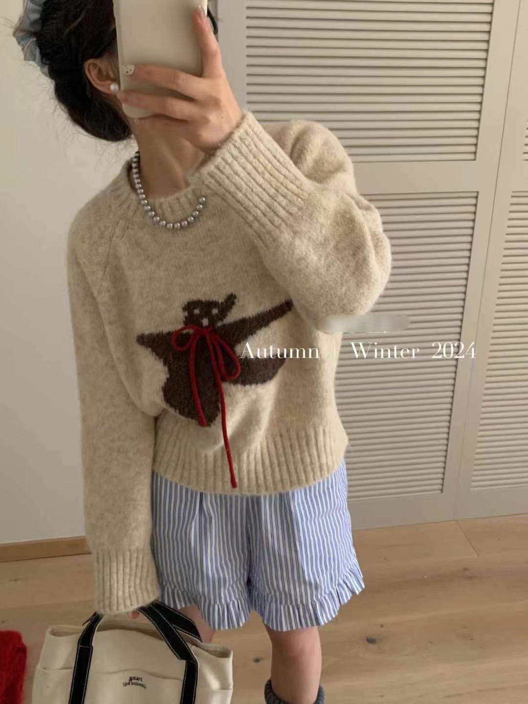 CAROL韓國直郵女裝新款24秋冬時尚休閑職業熱賣真品人氣毛衣CAROL毛衣圖色3