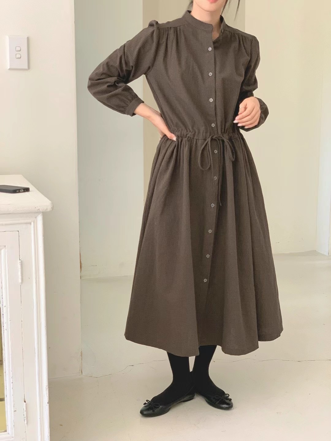 CAROL直郵韓國代購女裝新品時尚熱賣推薦人氣真品休閑連衣裙CAROL連衣裙