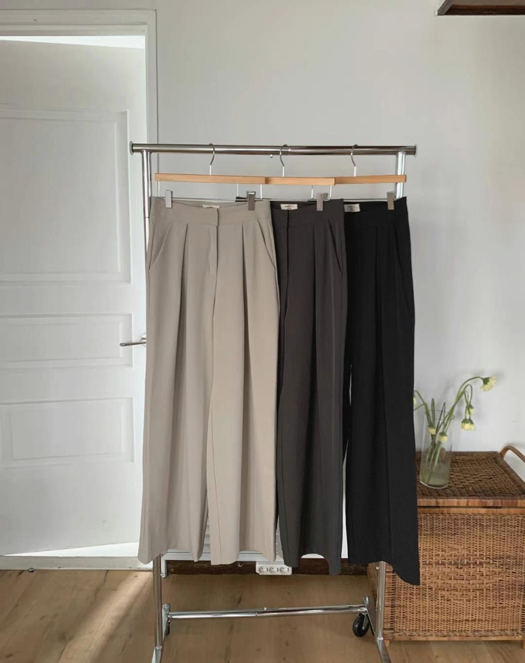 MONO_POLY韓國直郵女裝新款推薦時尚24秋冬熱賣人氣休閑褲MONO_POLY休閑褲