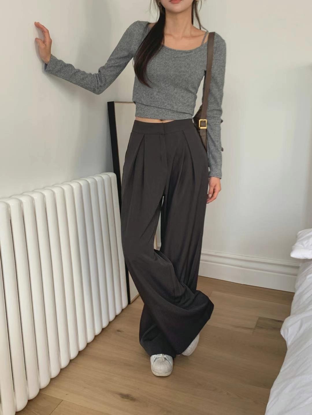 MONO_POLY韓國直郵女裝新款推薦時尚24秋冬熱賣人氣休閑褲MONO_POLY休閑褲圖色3