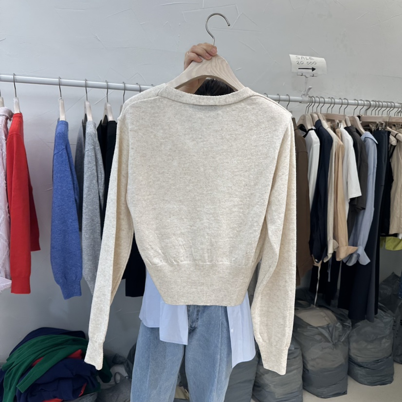 floral韓國直郵東大門代購女裝新款休閑24秋冬職業針織衫FLORAL針織衫