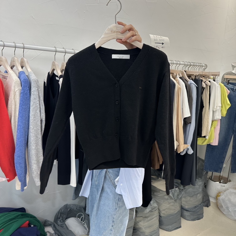 floral韓國直郵東大門代購女裝新款休閑24秋冬職業針織衫FLORAL針織衫圖色4