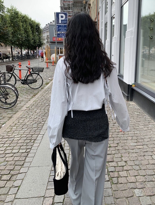 BONHEUR直郵韓國代購女裝新款推薦人氣24秋冬職業襯衫蕾絲衫BONHEUR-2件起襯衫/蕾絲衫