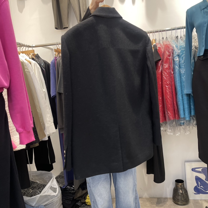 DUPLO直郵韓國代購女裝新品熱賣時尚休閑真品職業24秋冬夾克羊毛DUPLO夾克