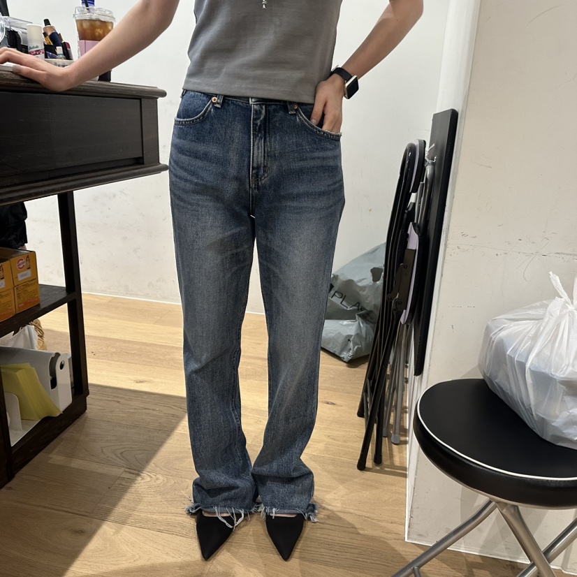 WE ARE/WELOVER韓國直郵女裝新品推薦時尚職業熱賣牛仔褲SHOP_WE ARE牛仔褲