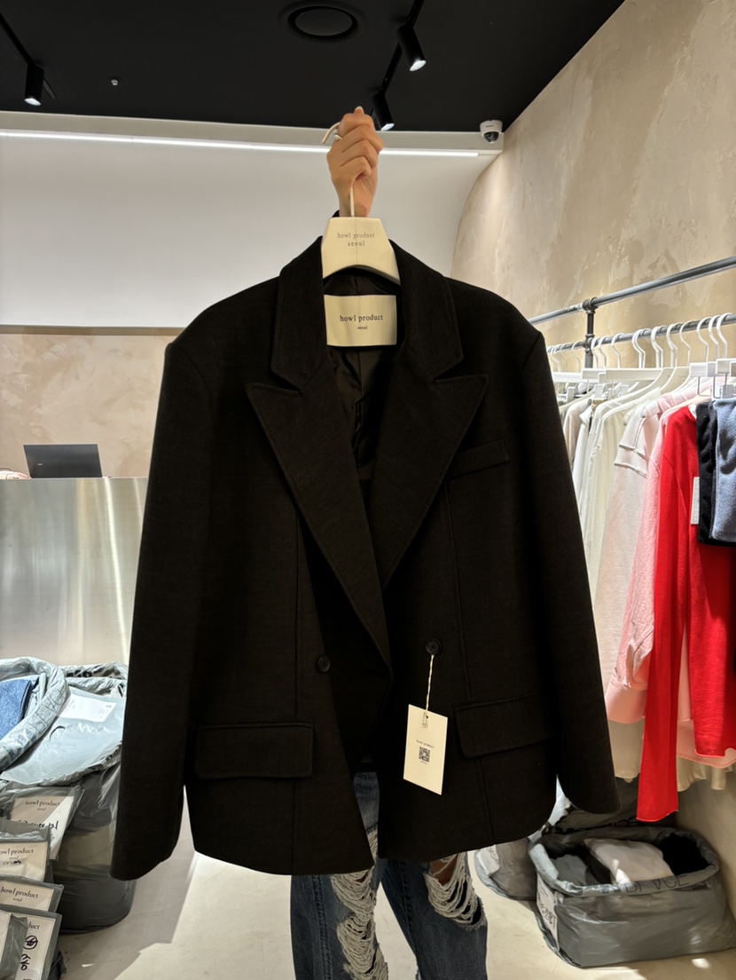 howl product韓國直郵東大門代購女裝新品休閑職業推薦夾克BADCALM夾克圖色2