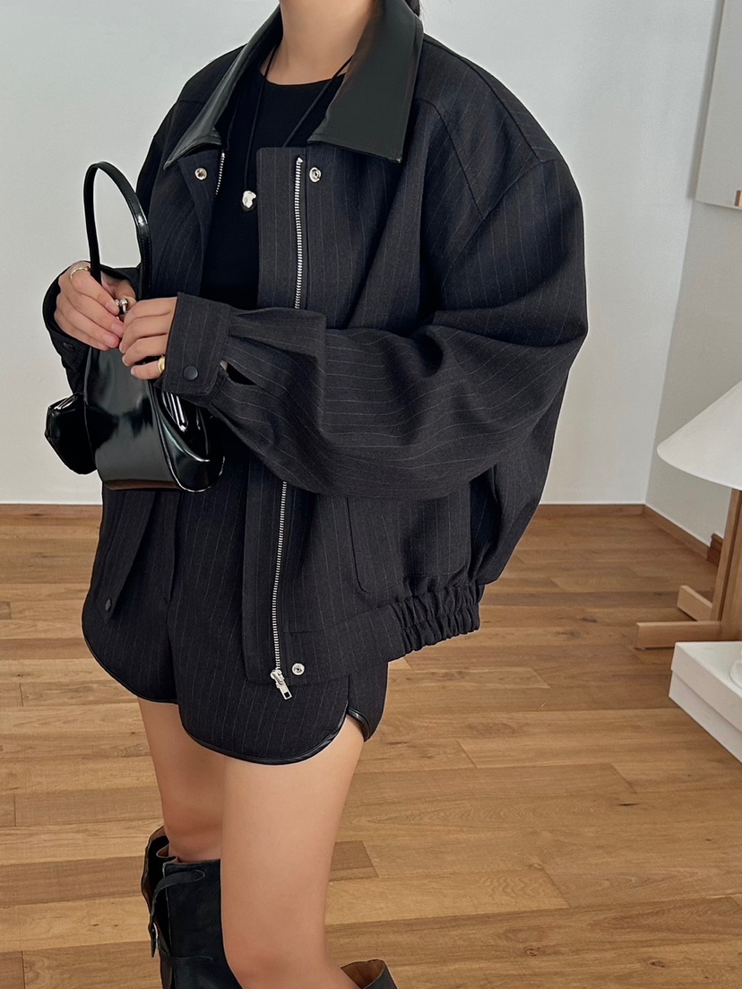 MADE-P韓國直郵東大門實拍女裝新品真品推薦人氣24秋冬夾克MADE-P夾克