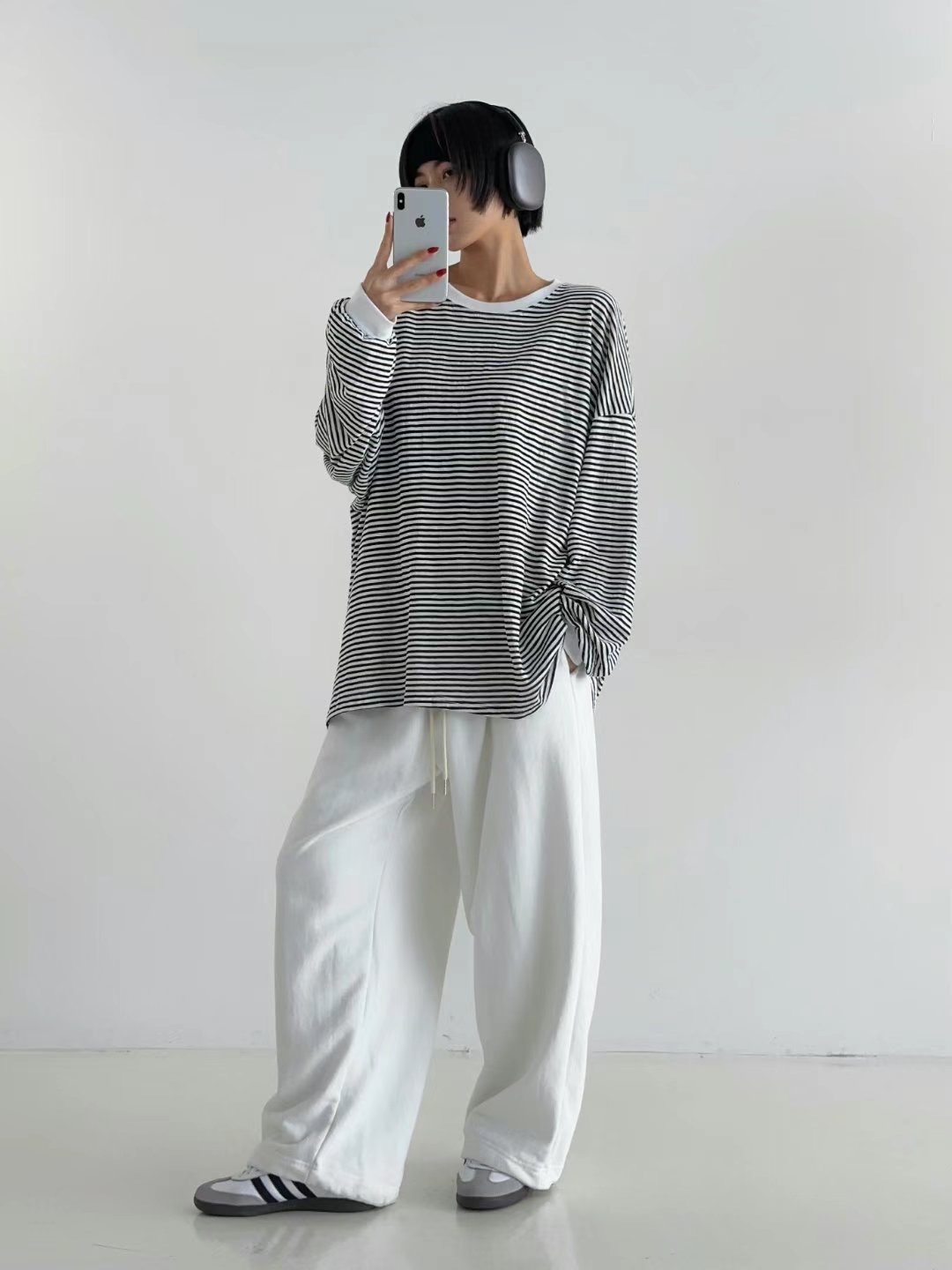 P.SHOP韓國直郵東大門代購女裝新款人氣推薦24秋冬長袖T恤P.SHOP長袖T恤