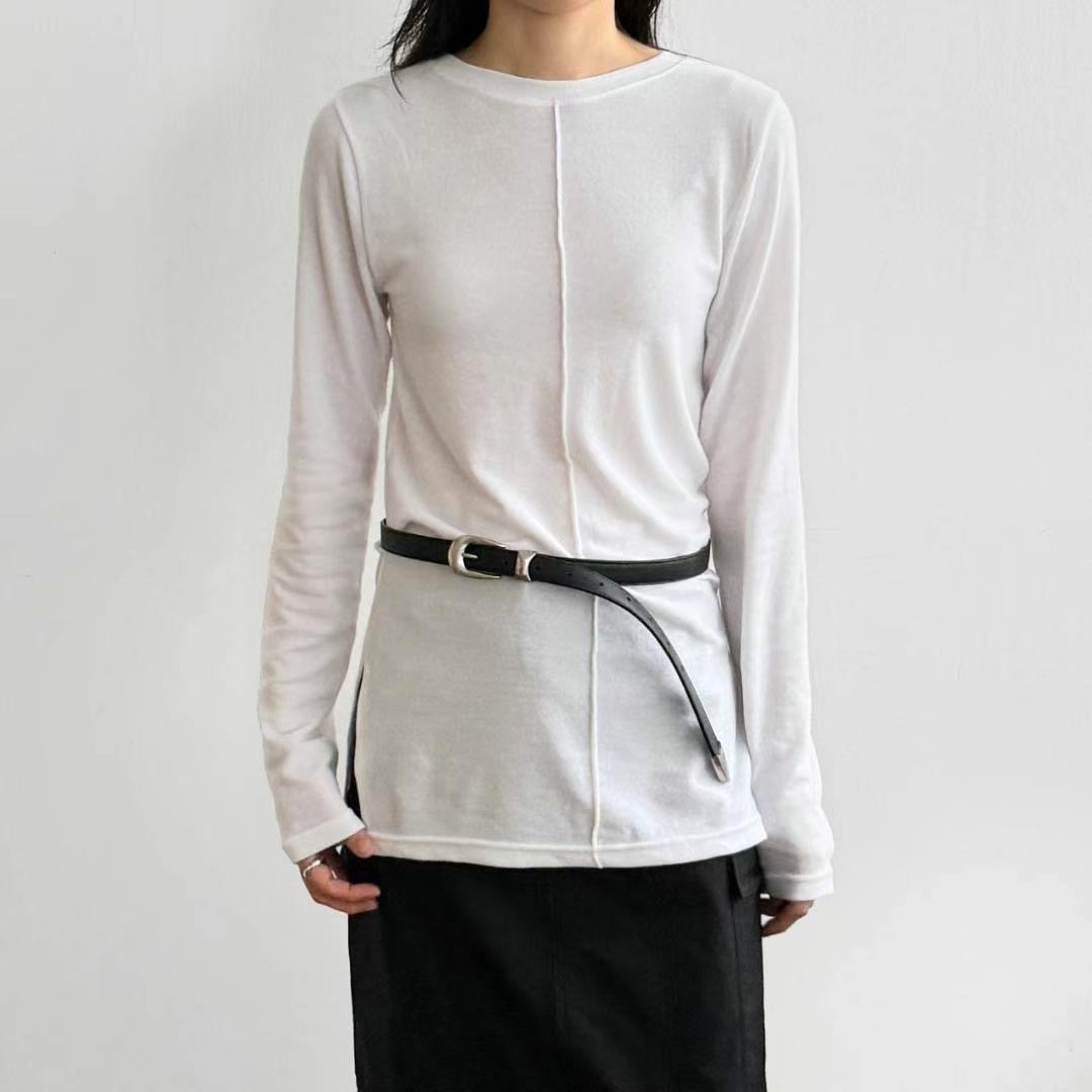 ABLE CO直郵韓國代購女裝新品24秋冬真品人氣熱賣長袖T恤ABLE CO長袖T恤