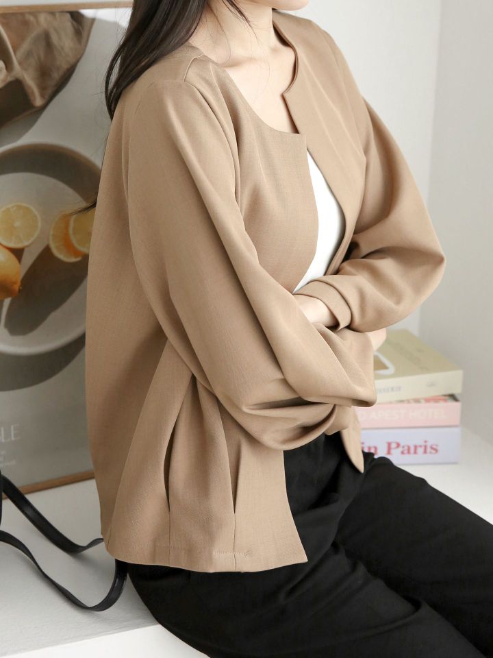 DAILY PROJECT直郵韓國代購女裝新款職業時尚熱賣襯衫蕾絲衫DAILY PROJECT襯衫/蕾絲衫