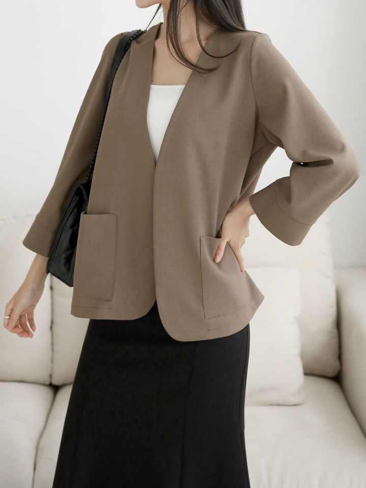 DAILY PROJECT韓國直郵東大門代購女裝新品職業熱賣時尚夾克DAILY PROJECT夾克