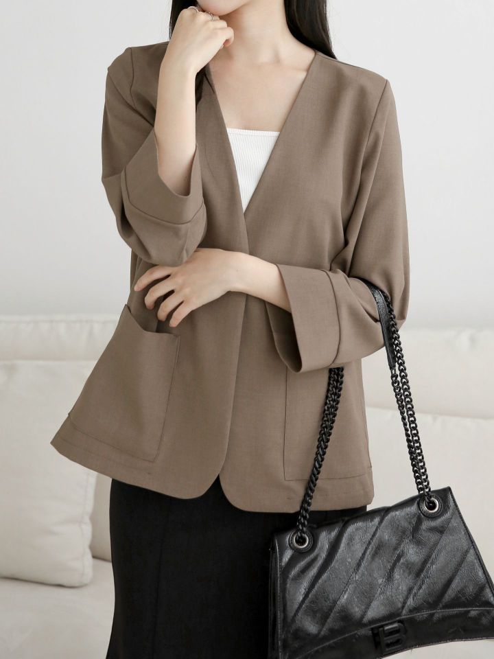 DAILY PROJECT韓國直郵東大門代購女裝新品職業熱賣時尚夾克DAILY PROJECT夾克