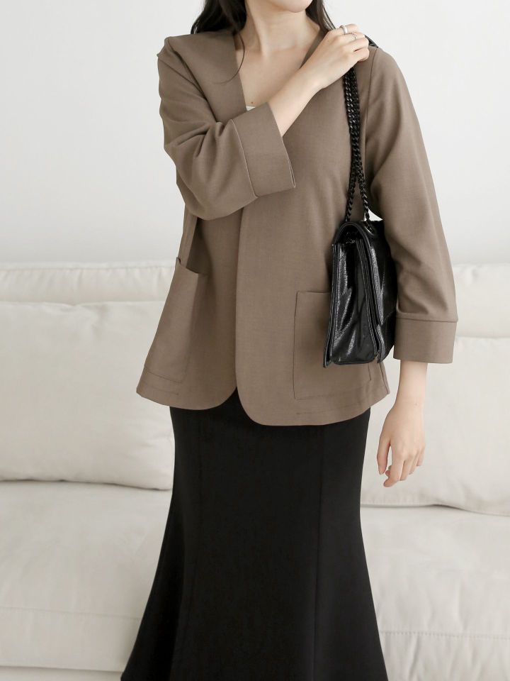 DAILY PROJECT韓國直郵東大門代購女裝新品職業熱賣時尚夾克DAILY PROJECT夾克