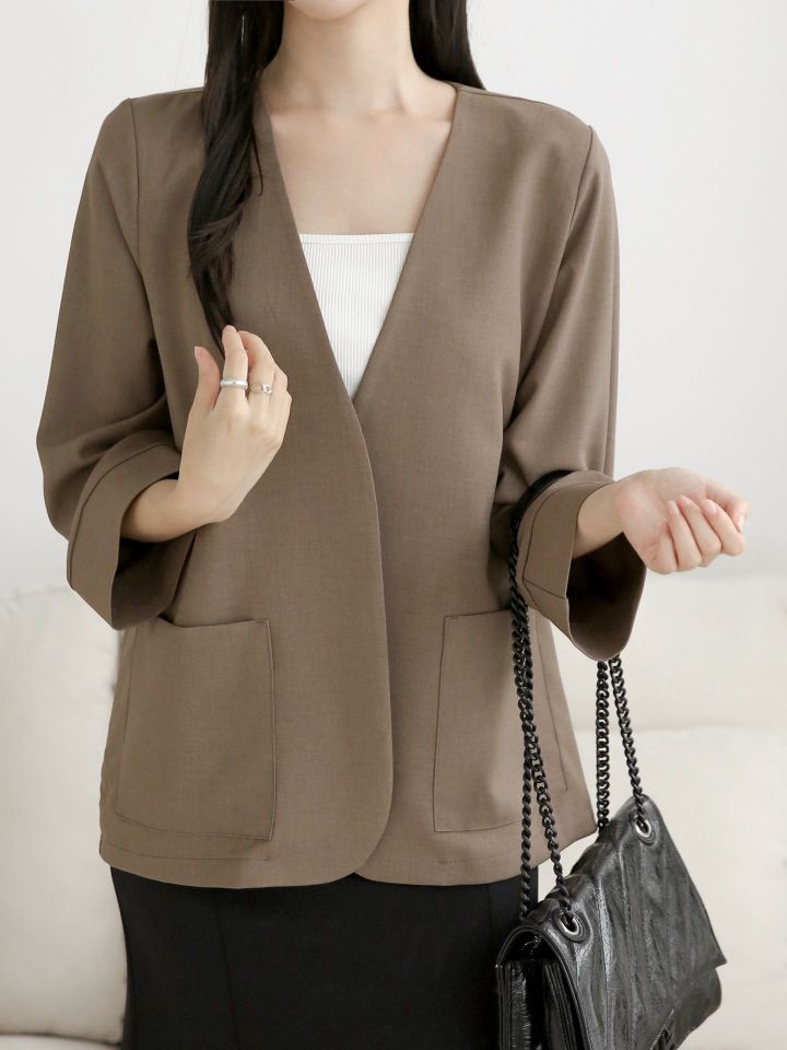 DAILY PROJECT韓國直郵東大門代購女裝新品職業熱賣時尚夾克DAILY PROJECT夾克