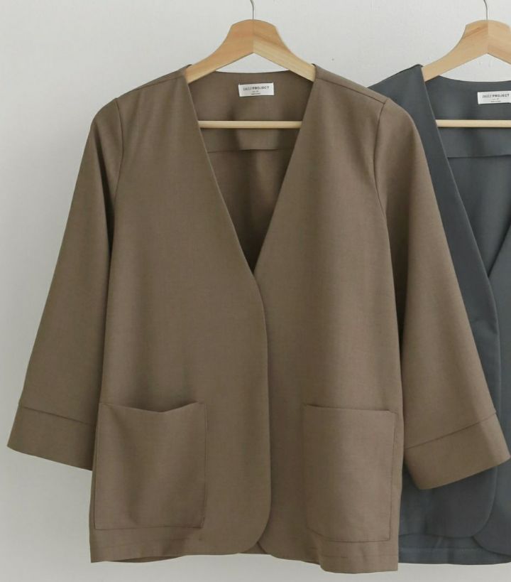 DAILY PROJECT韓國直郵東大門代購女裝新品職業熱賣時尚夾克DAILY PROJECT夾克圖色1