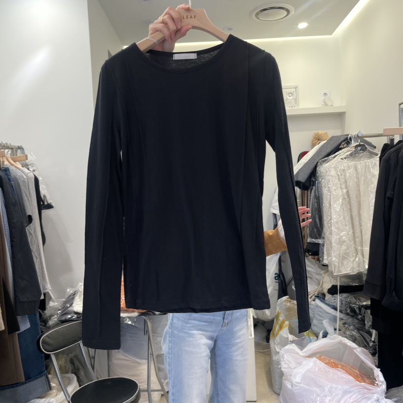 LEAP韓國直郵女裝新款熱賣職業人氣休閑真品推薦時尚長袖T恤NINESQUARED長袖T恤圖色2