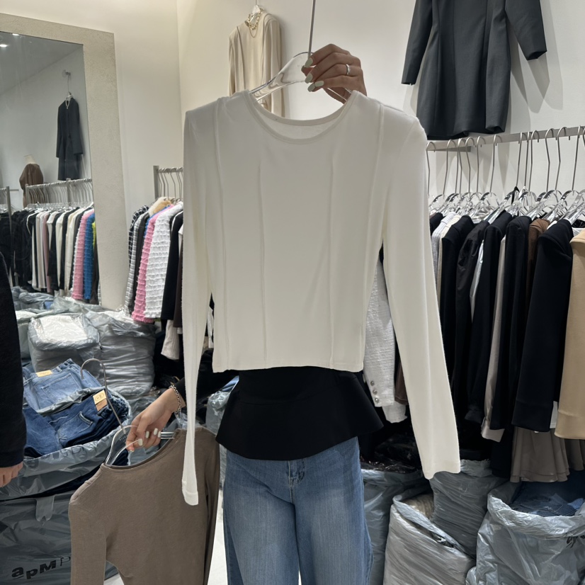 MAGNOLIA36-P韓國直郵東大門代購女裝新品休閑熱賣長袖T恤MAGNOLIA36-P長袖T恤圖色3