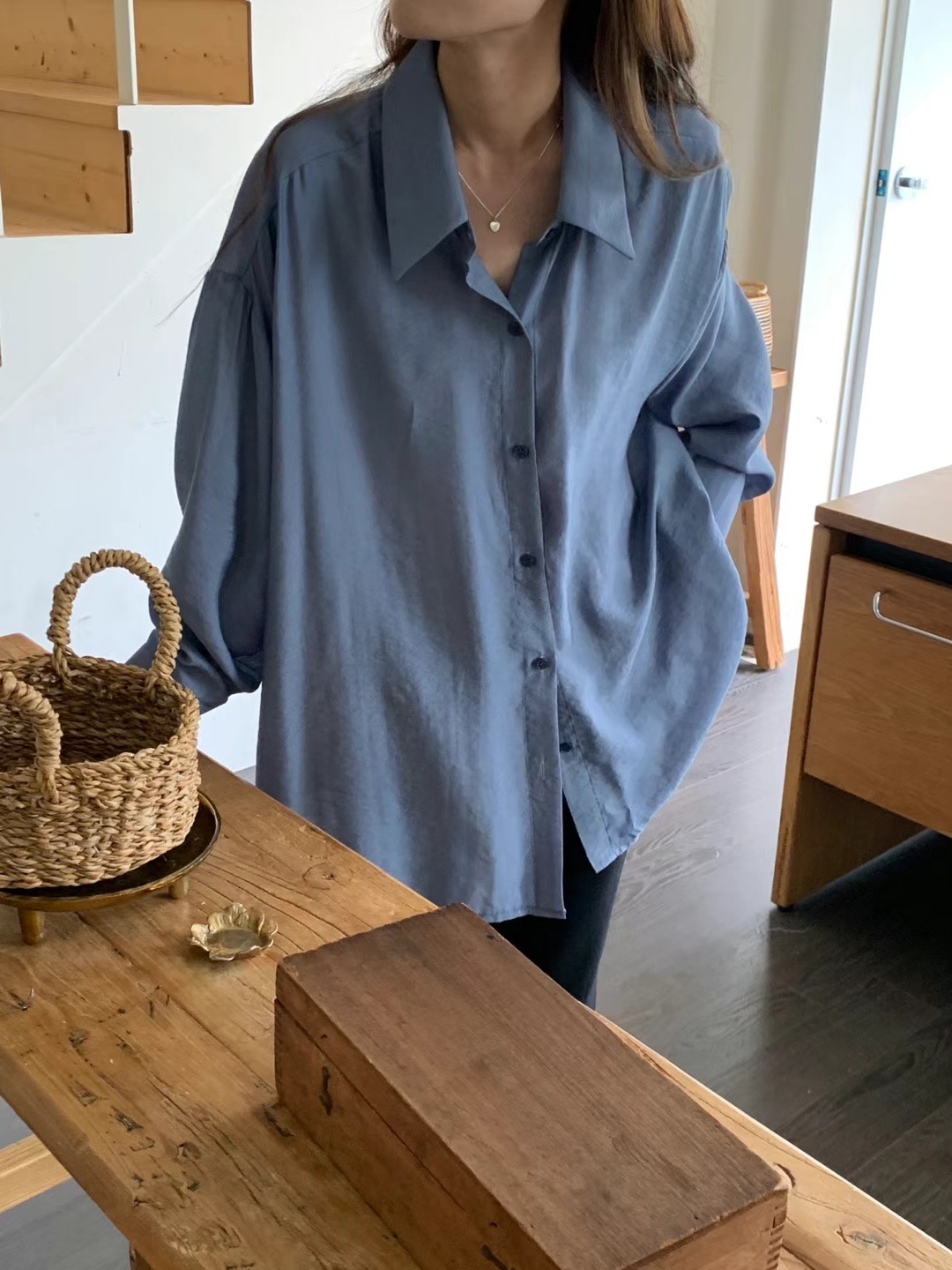 FLAMINGO韓國直郵女裝新款熱賣休閑真品時尚推薦襯衫蕾絲衫FLAMINGO襯衫/蕾絲衫