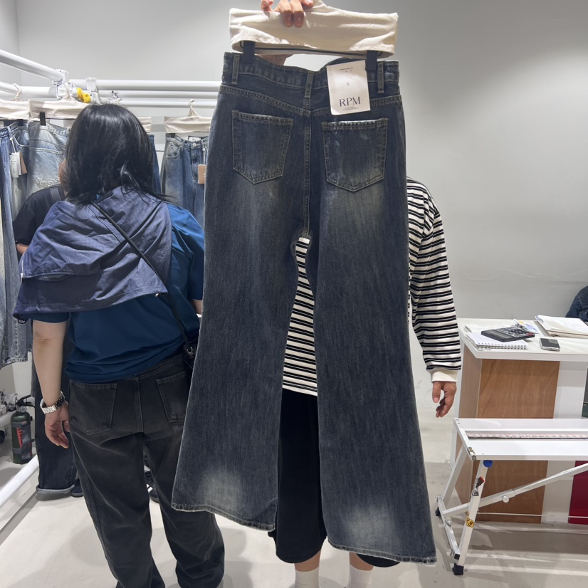 RPM韓國直郵東大門代購女裝新款熱賣休閑時尚推薦人氣牛仔褲RPM牛仔褲