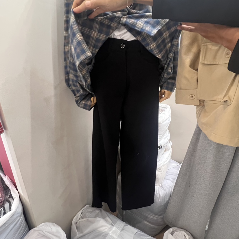 Waller韓國直郵東大門實拍女裝新品職業推薦人氣休閑休閑褲NOTHING休閑褲