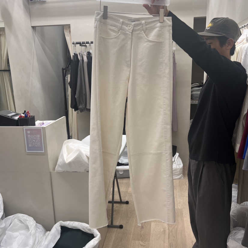 Waller韓國直郵東大門實拍女裝新品職業推薦人氣休閑休閑褲NOTHING休閑褲圖色2