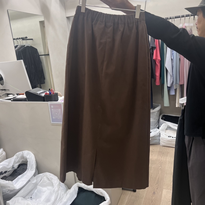 Waller韓國直郵女裝新款推薦熱賣時尚真品職業24秋冬長裙NOTHING長裙