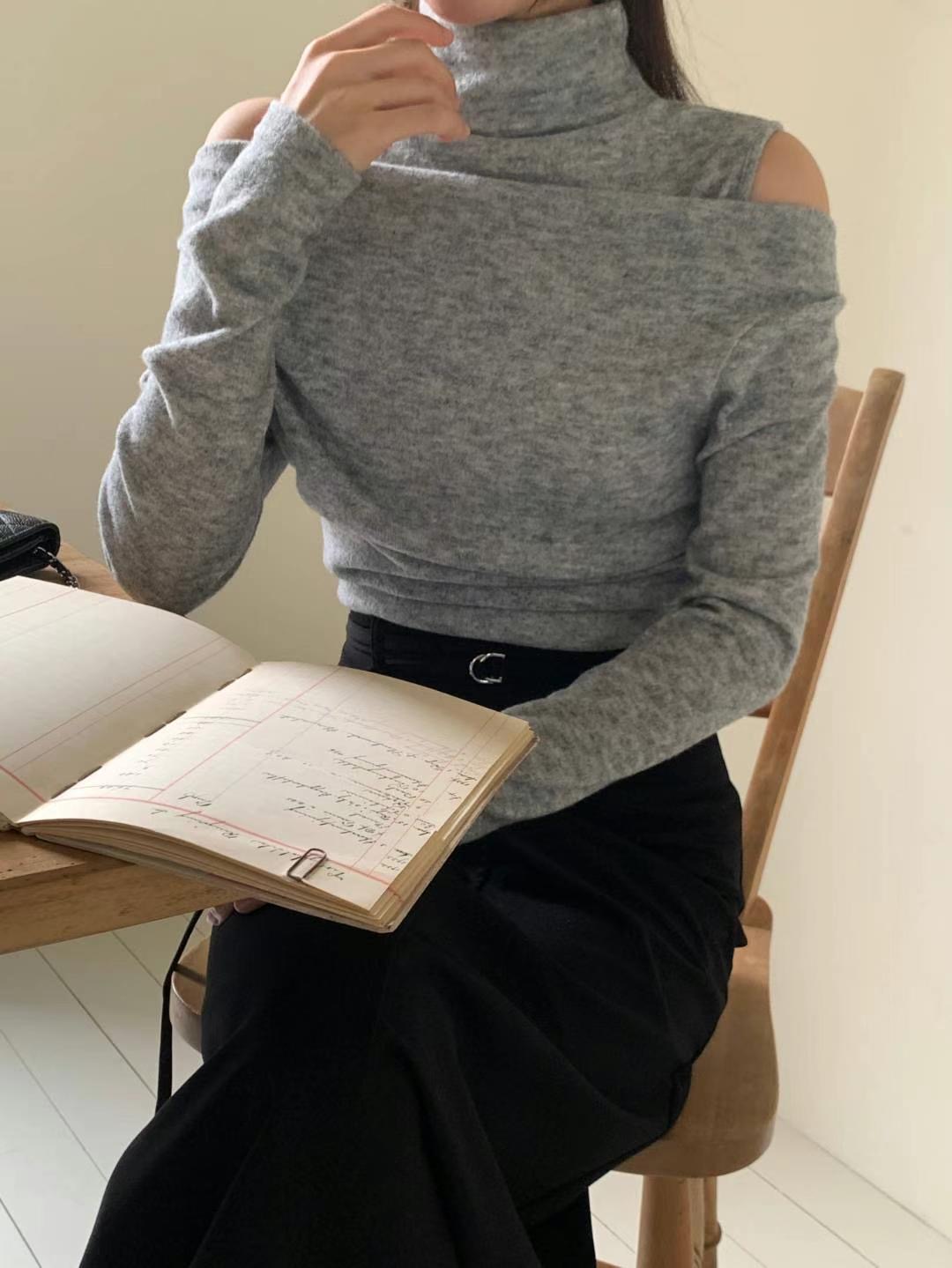 VERDI直郵韓國代購女裝新款推薦職業人氣休閑24秋冬長袖T恤VERDI長袖T恤