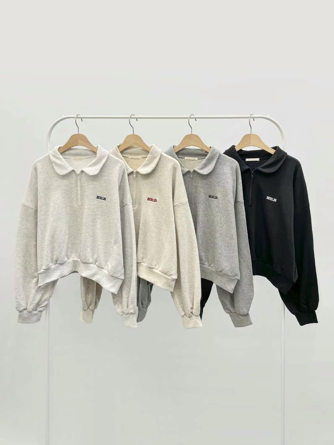 PASTELDEER韓國直郵東大門實拍女裝新款真品休閑職業24秋冬衛衣PASTELDEER衛衣圖色3左三色