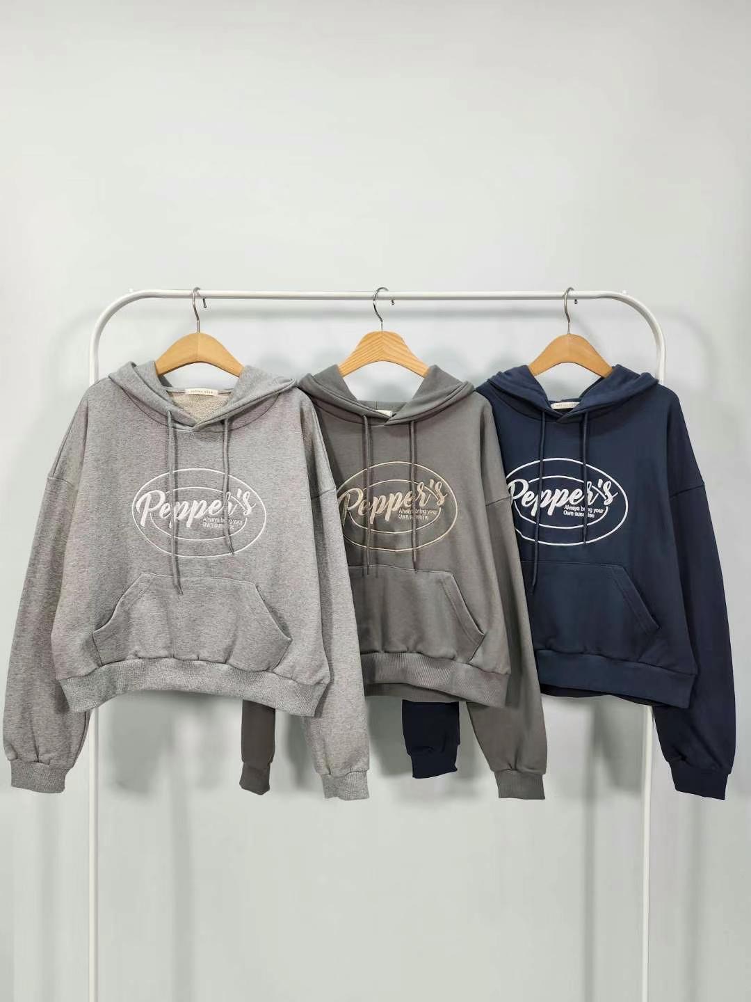PASTELDEER韓國直郵東大門代購女裝新款休閑職業熱賣時尚衛衣PASTELDEER衛衣圖色2左二色
