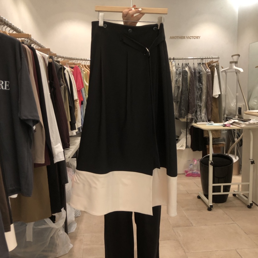 ANOTHER VICTORY直郵韓國代購女裝新品時尚職業24秋冬長裙PRIVIE長裙圖色2