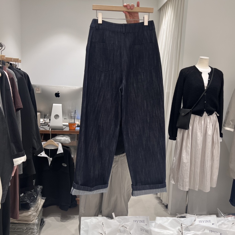 IRVINE韓國直郵東大門實拍女裝新品時尚推薦職業熱賣休閑褲IRVINE休閑褲
