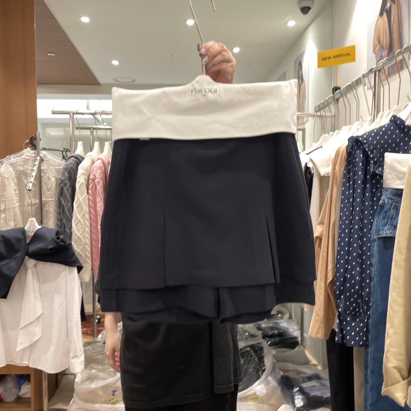 OGI韓國直郵東大門實拍女裝新款真品24秋冬熱賣職業休閑裙褲FLat OGI裙褲